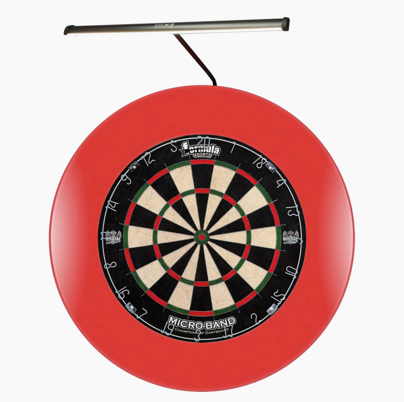 Micro Band Dartboard + TEX Apollo Light + 1pc Surround