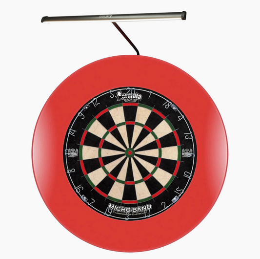 Micro Band Dartboard + TEX Apollo Light + 1pc Surround