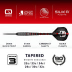 Harrows Ryan Searle Series 3 90% Tungsten Steel Tip Darts