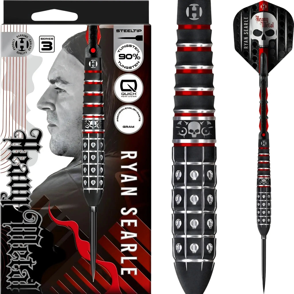 Harrows Ryan Searle Series 3 90% Tungsten Steel Tip Darts
