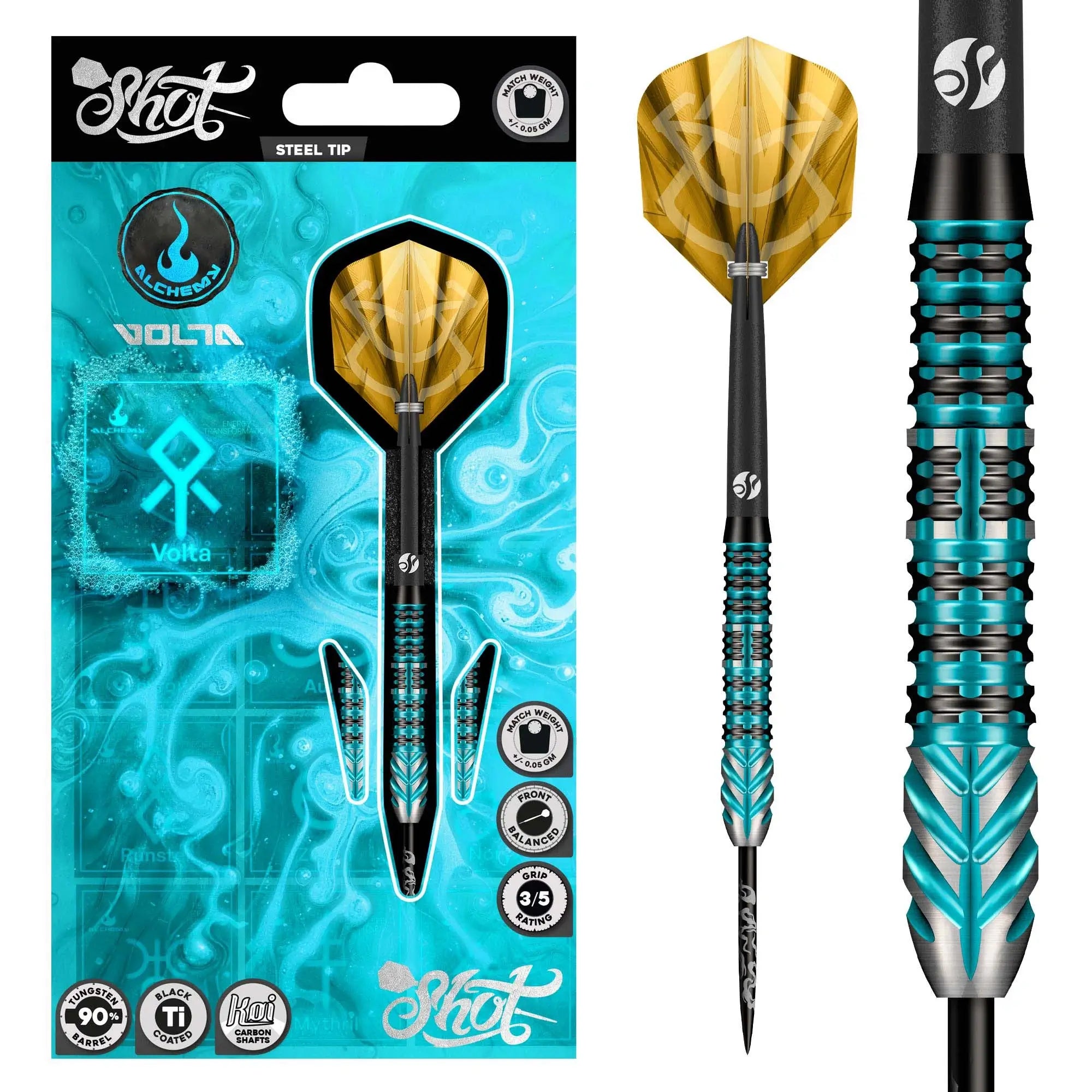 Shot Alchemy Volta 90% Tungsten Darts