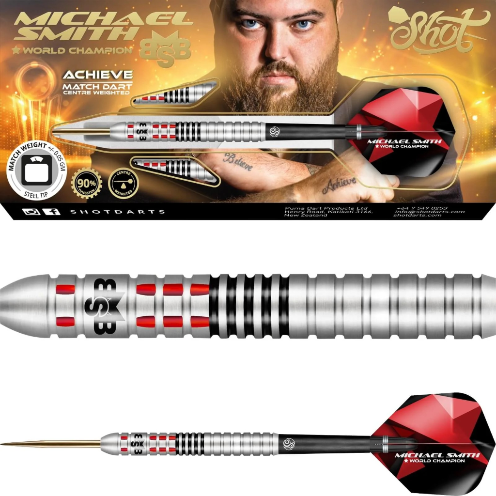 Shot Michael Smith Achieve 90% Tungsten Darts