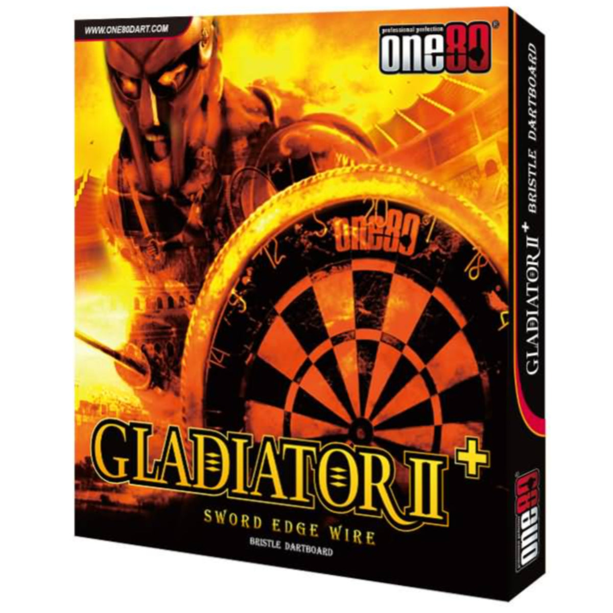 One80 Gladiator II+ Dartboard | Premium Kenyan Sisal – Precision Darts
