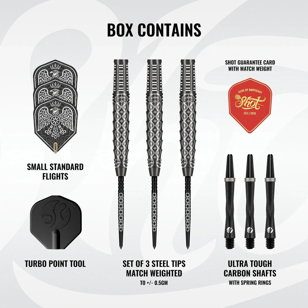 Shot Goths Wulfaz Turbo Point 90% Tungsten Steel Tip Darts