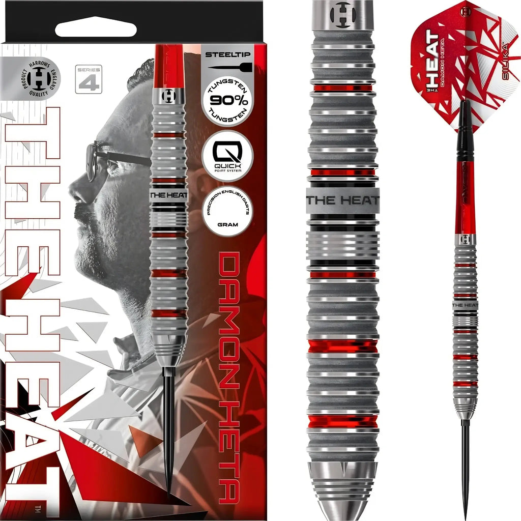 Harrows Damon Heta Series 4 90% Tungsten Steel Tip Darts