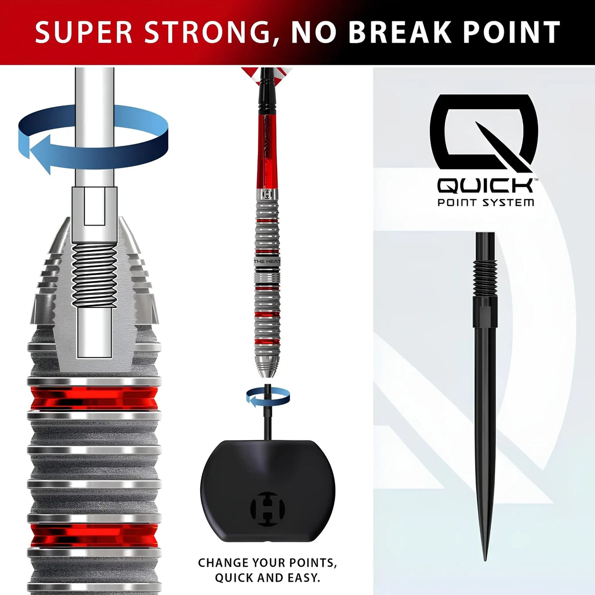 Harrows Damon Heta Series 4 90% Tungsten Steel Tip Darts