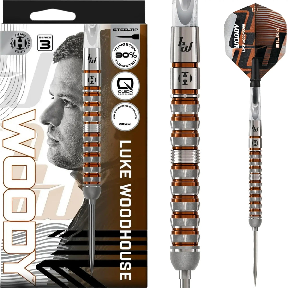 Harrows Luke Woodhouse V3 QP Darts