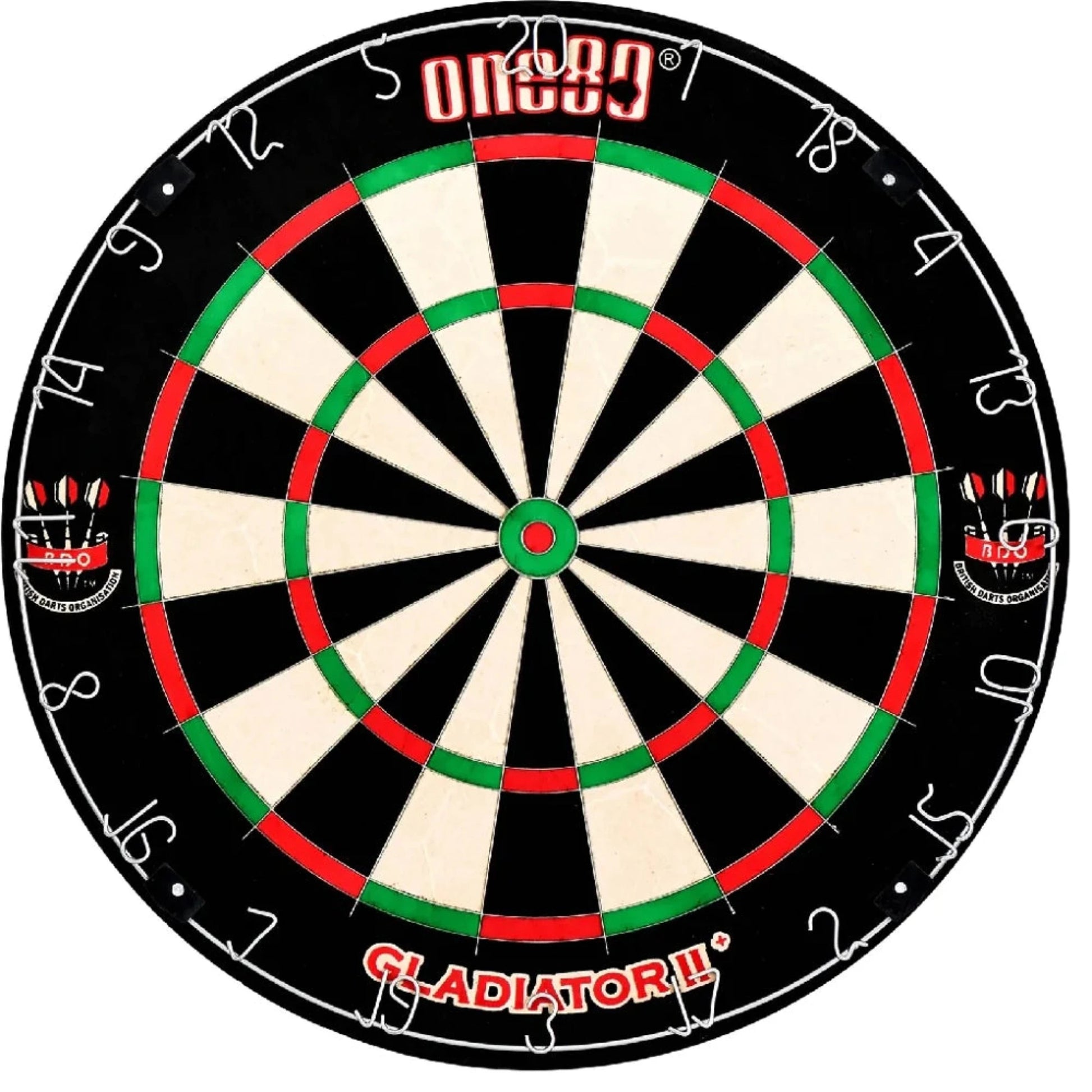 One80 Gladiator dartboard Front