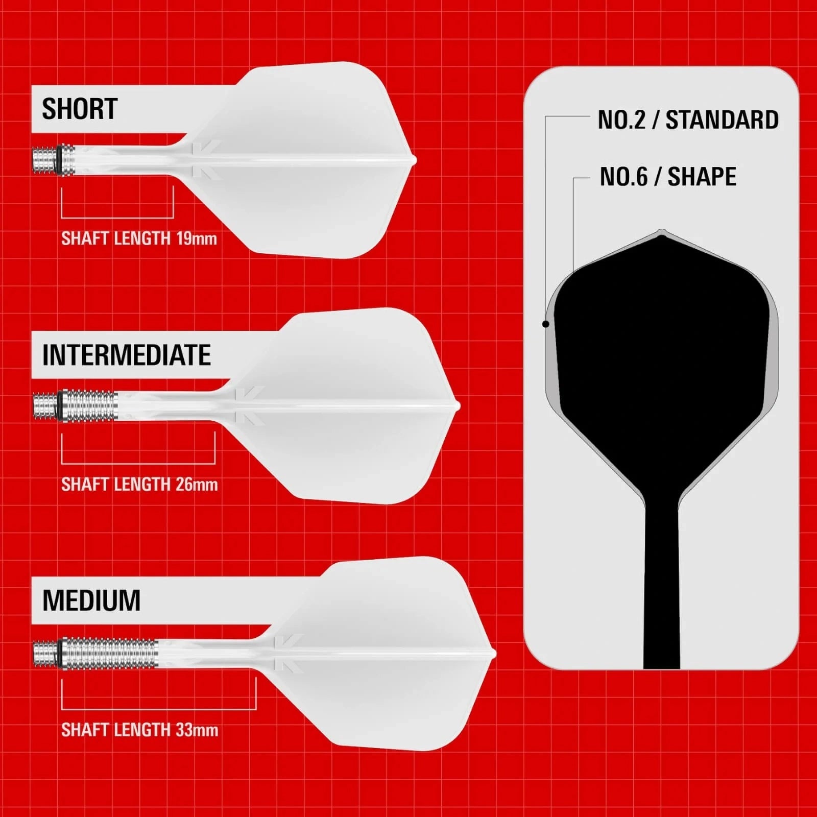 K-Shift Size Chart