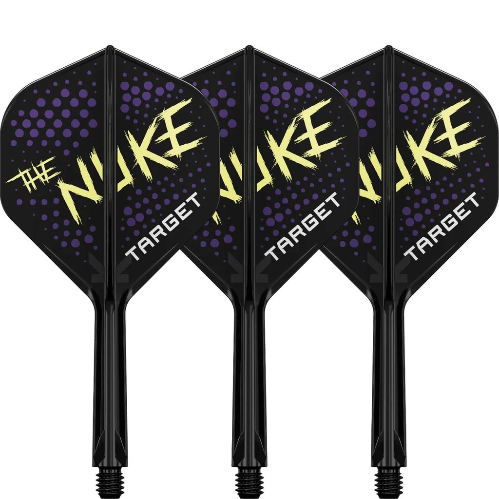 Four black darts with 'The Duke' branding on a white background
