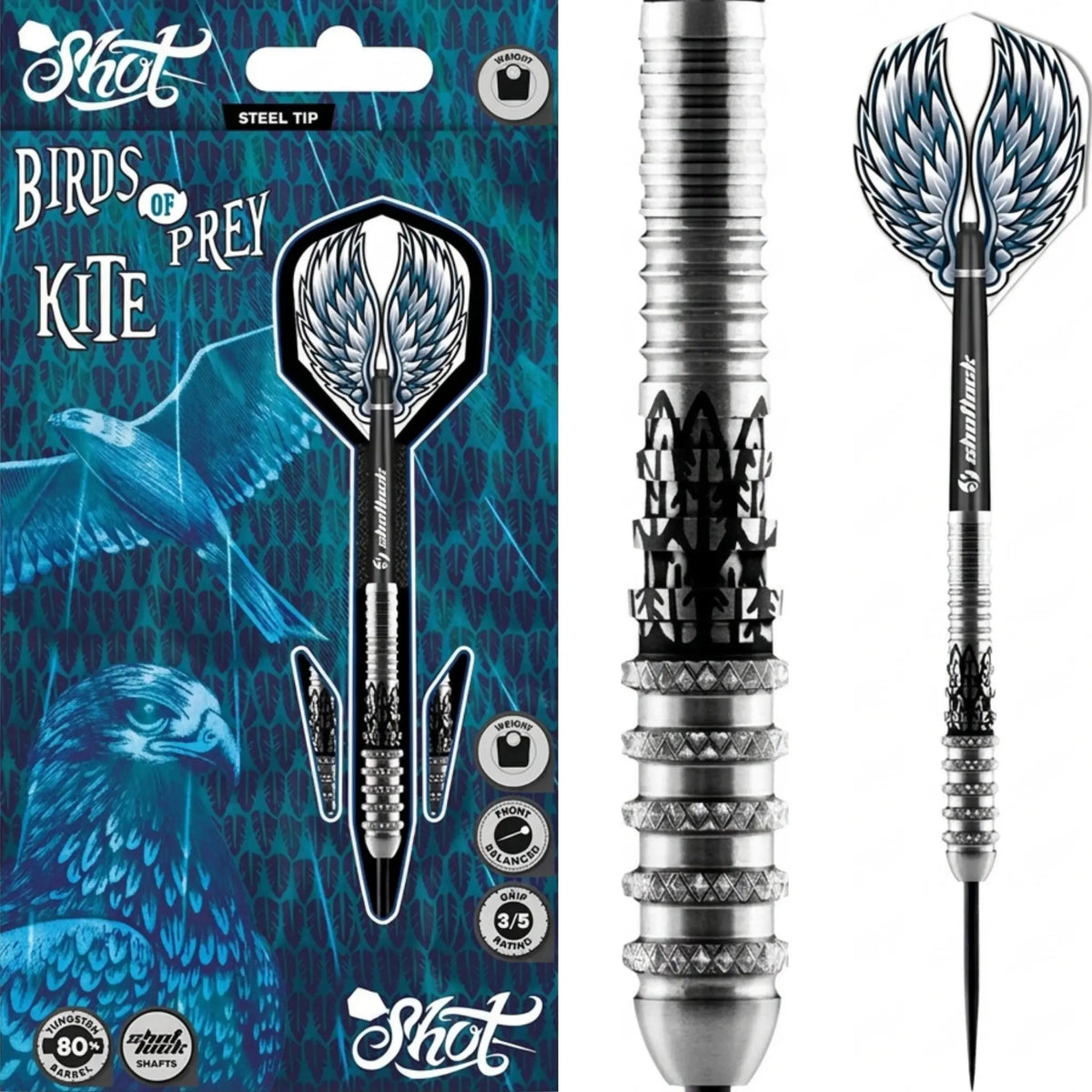 Shot Birds of Prey Kite 80% Tungsten Darts