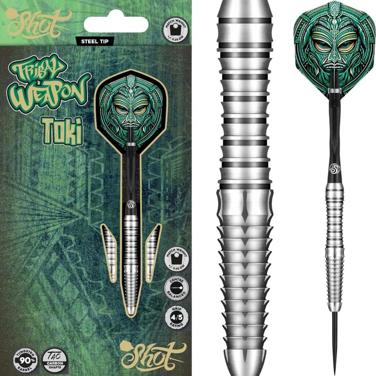 Shot Tribal Weapon Toki 90% Tungsten Steel Tip Darts