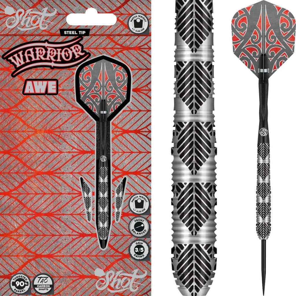 Shot Warrior Awe 90% Tungsten Steel Tip Darts