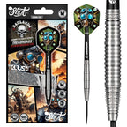 Shot Badlands Treadheads Krush darts with packaging on a white background