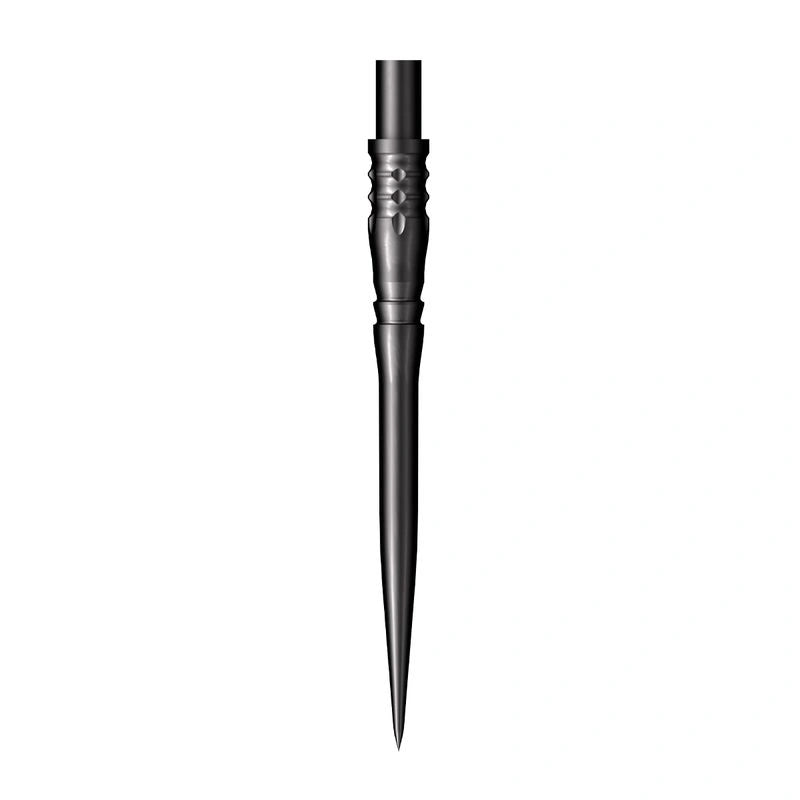 Decorative black dagger on a white background