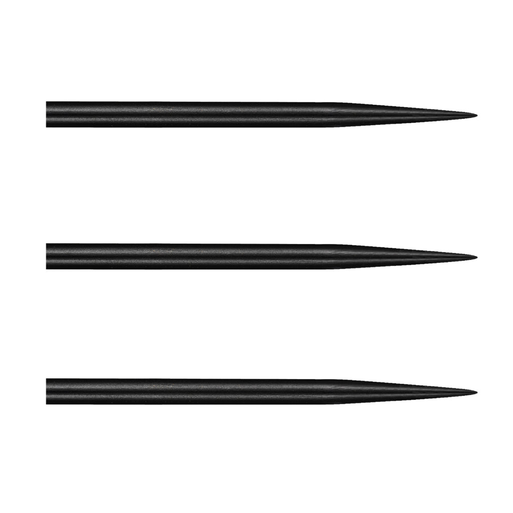 Shot Steel Tip Points Black