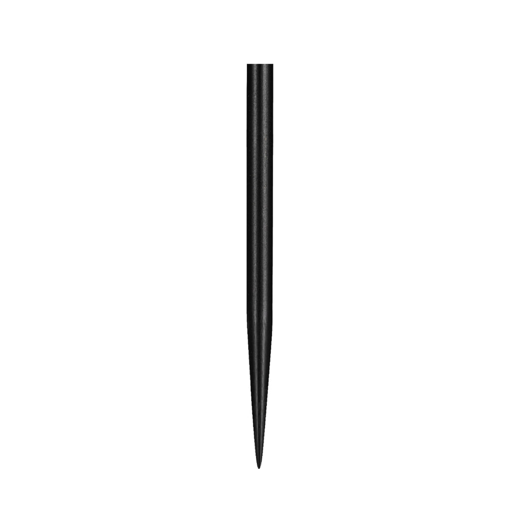 Black nail file on a white background