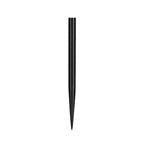 Black nail file on a white background