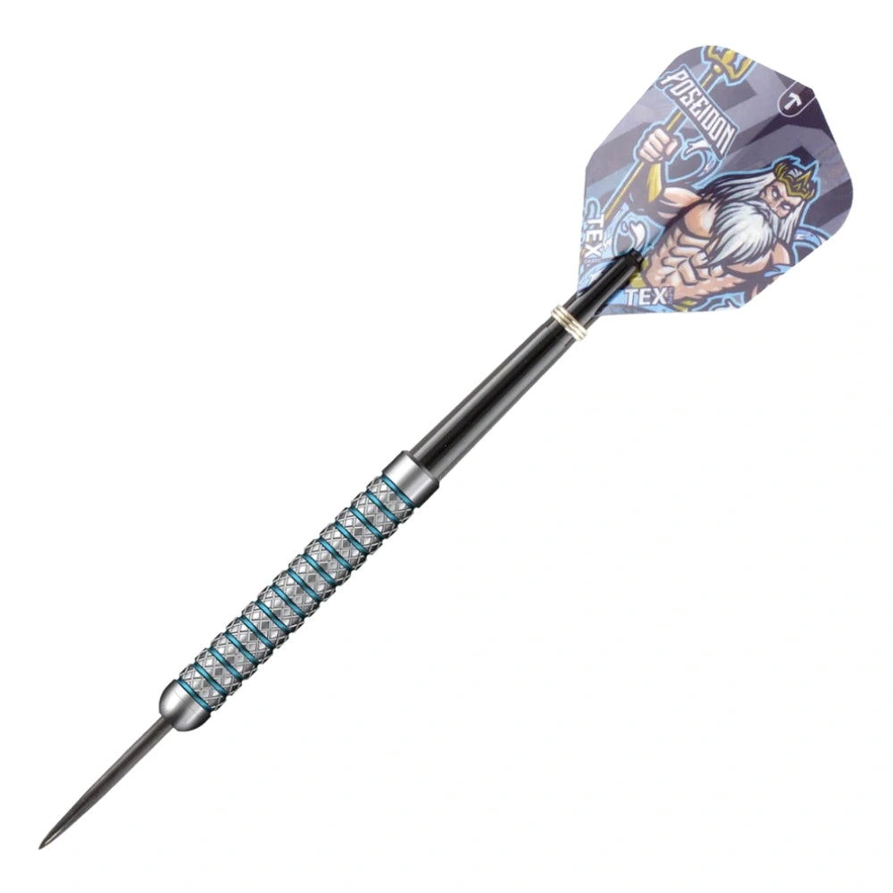Dart with a decorative flight on a white background