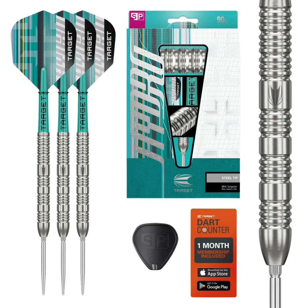 Target Hydro 02 Swiss Point 90% Tungsten Steel Tip Darts