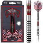 Hades-themed darts with packaging and additional dart on a white background