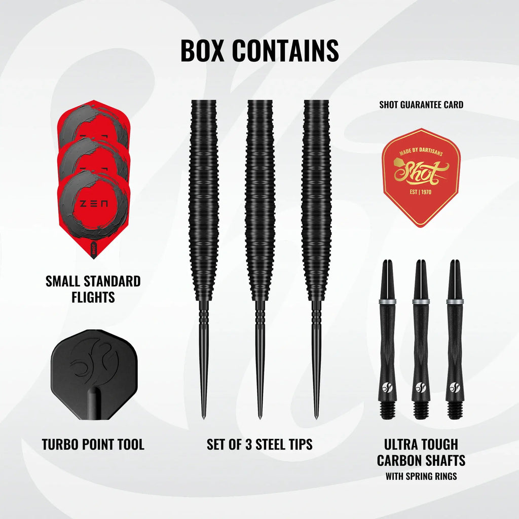Shot Zen Missile 90% Tungsten Steel Tip Darts