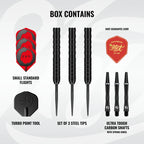 Shot Zen Straight 90% Tungsten Steel Tip Darts