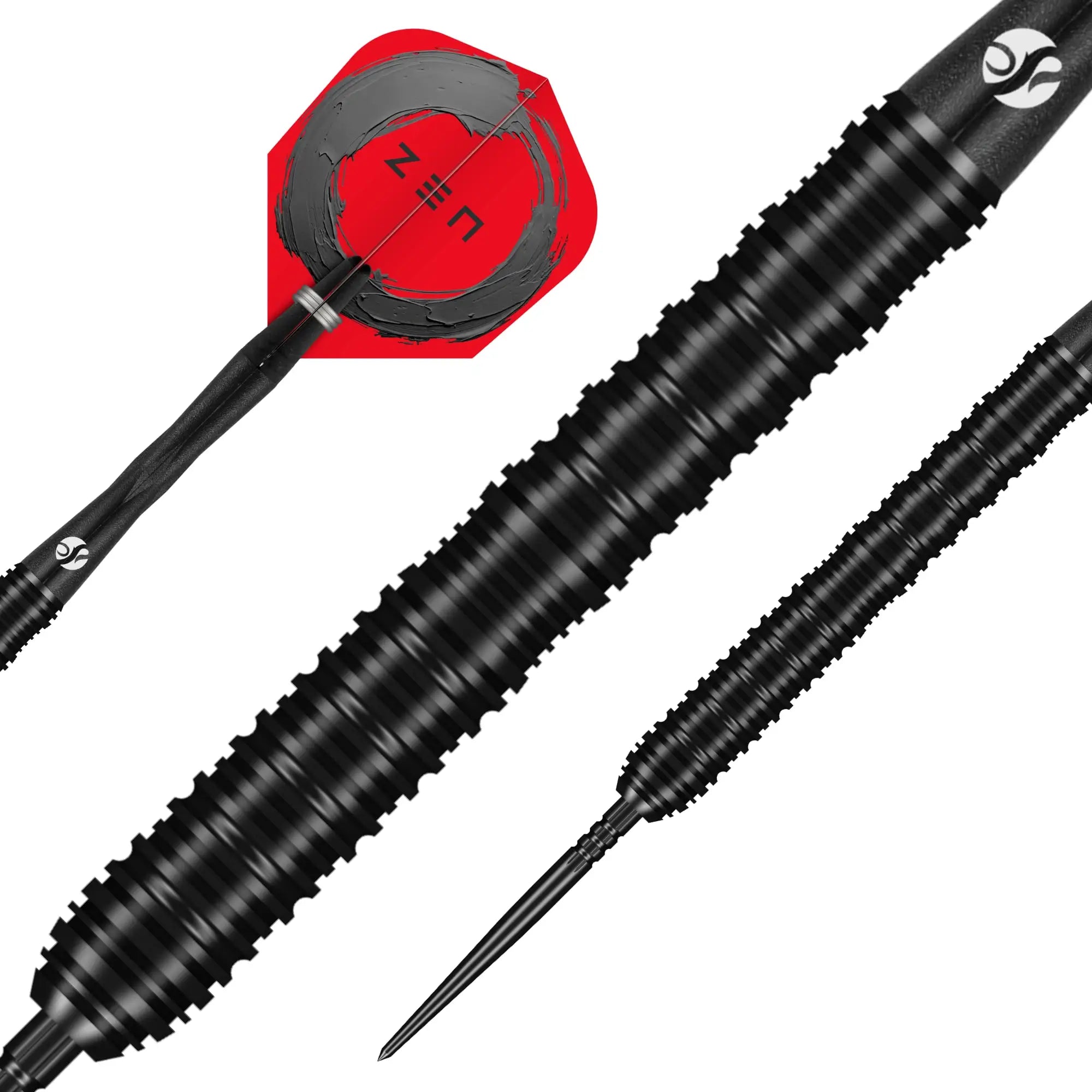 Shot Zen Straight 90% Tungsten Steel Tip Darts