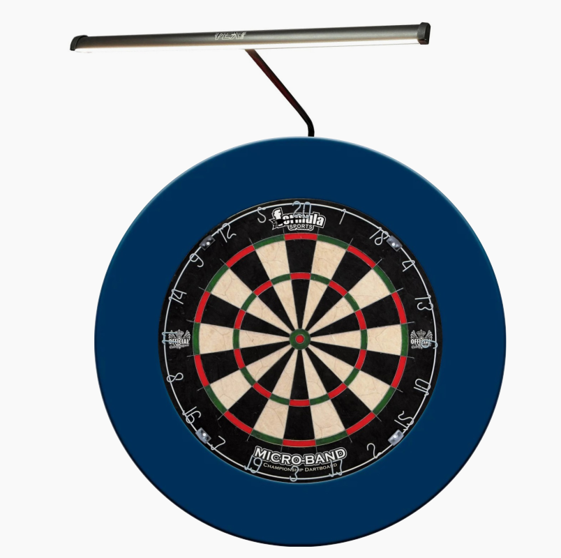 Micro Band Dartboard + TEX Apollo Light + 1pc Surround