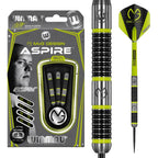 Winmau Aspire darts with packaging on a white background